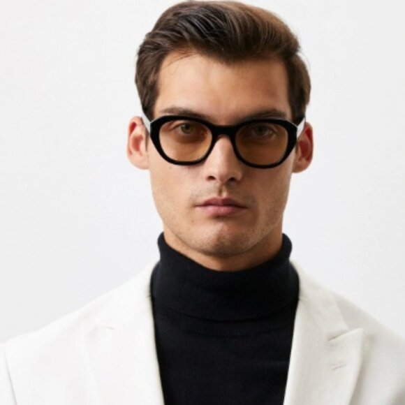 NEW SAINT LAURENT SL604 001 BLACK YELLOW UNISEX SUNGLASSES SAINT LAURENT SL 604 - Picture 6 of 9